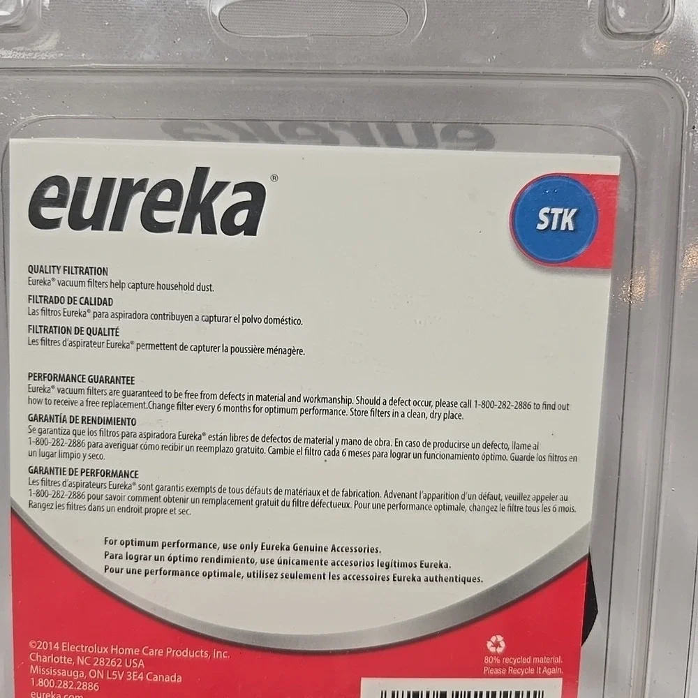Genuine Eureka STK Filter 61544B 1 vacuum filter‎ (74)
